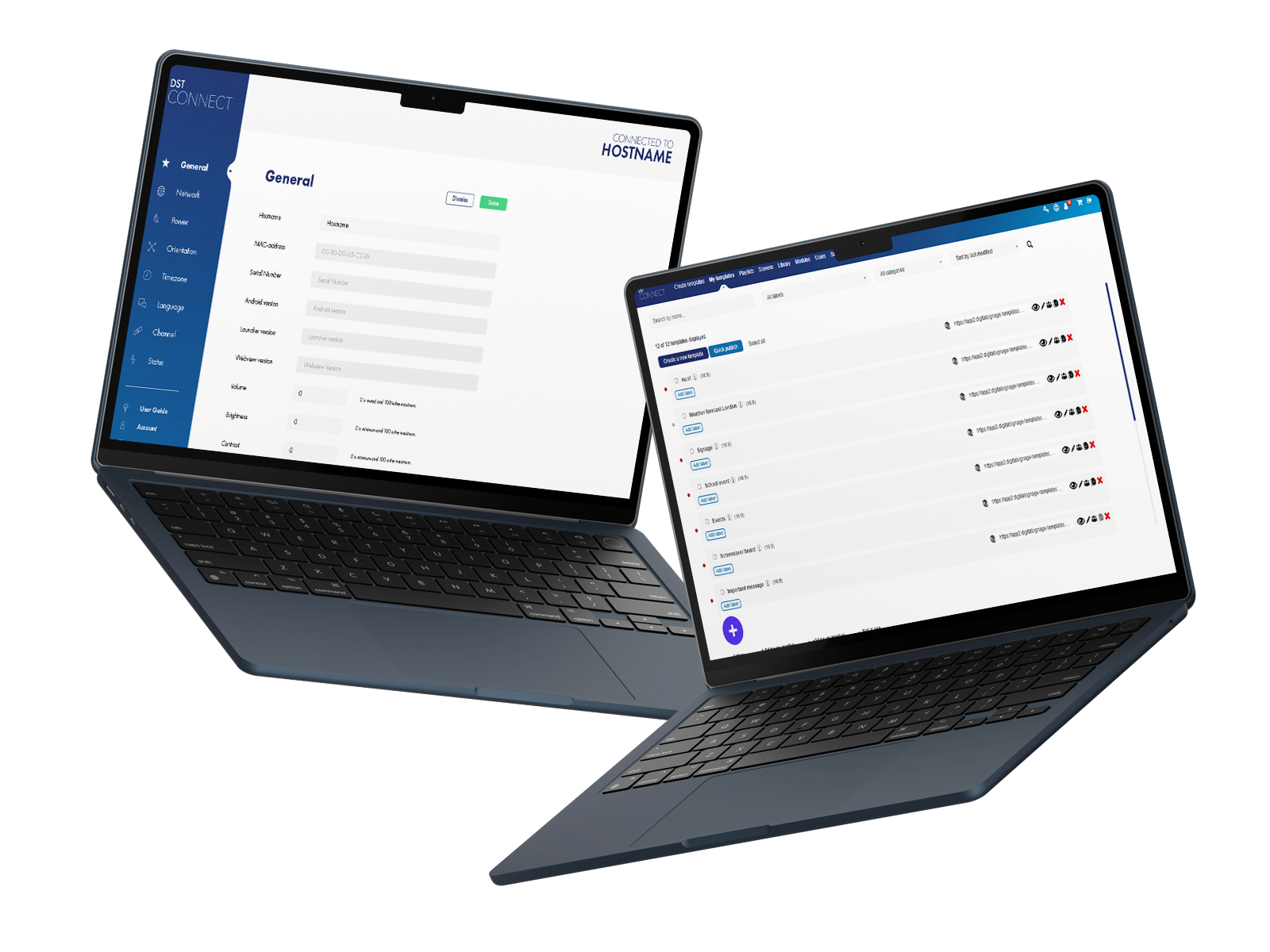 DST Connect backend remote device management