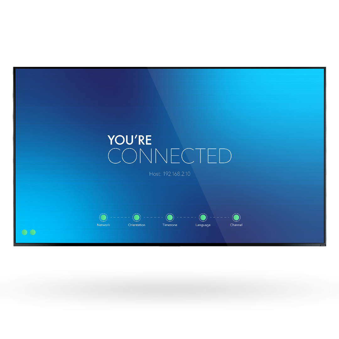 DST Connect screen wizard installing 2