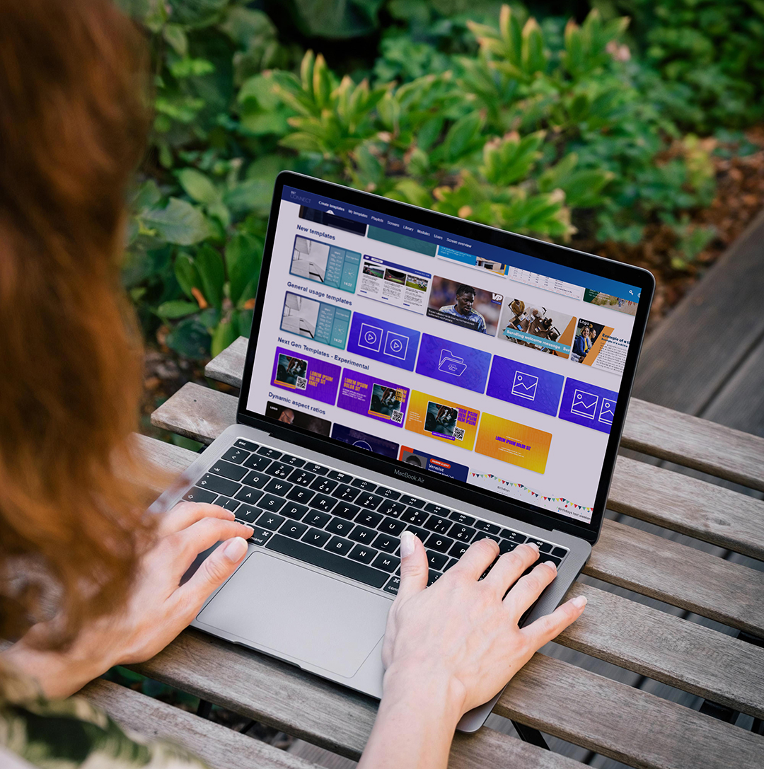 DST Connect platform template selection