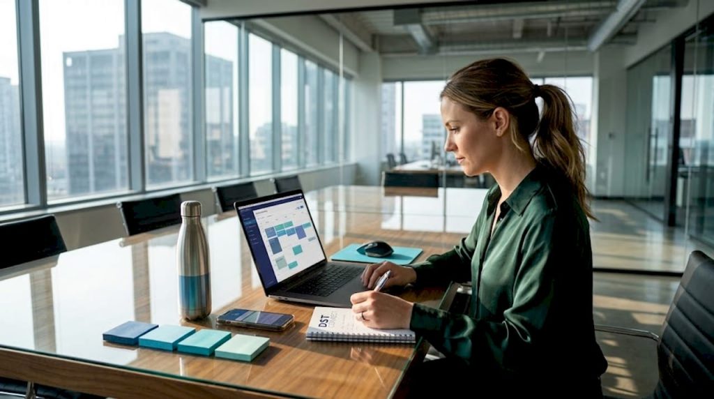 Manager reviews screen scheduling workspace